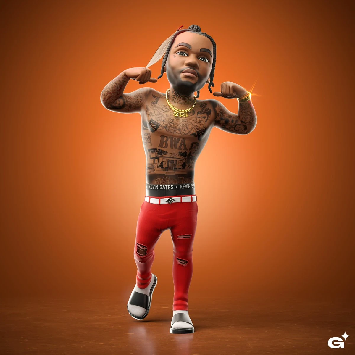 AI Kevin Gates picture