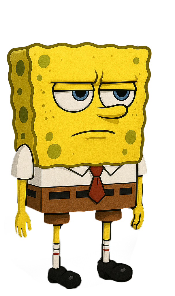 AI spongbob arabic picture